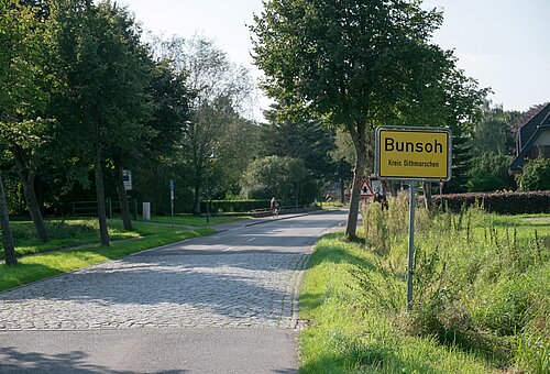 Ortseingang Gemeinde Bunsoh