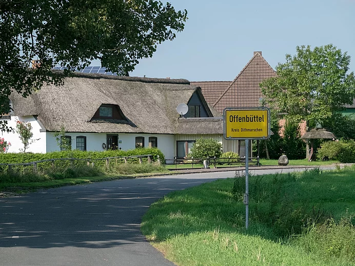 Ortsschild Offenbüttel Ortsschild Offenbüttel