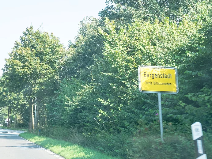 Ortsschild Bargenstedt Ortsschild Bargenstedt