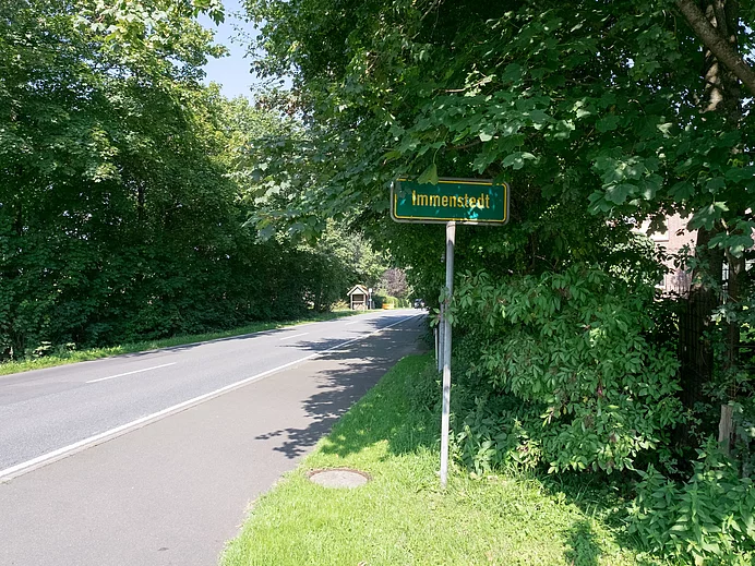 Ortseingang Immenstedt Ortseingang Immenstedt
